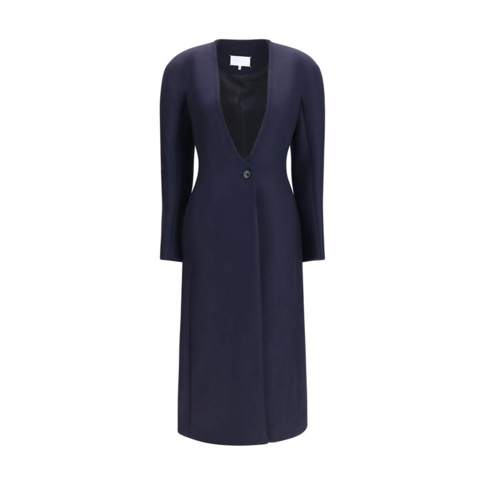 Margiela Women Long Virgin Wool Coat